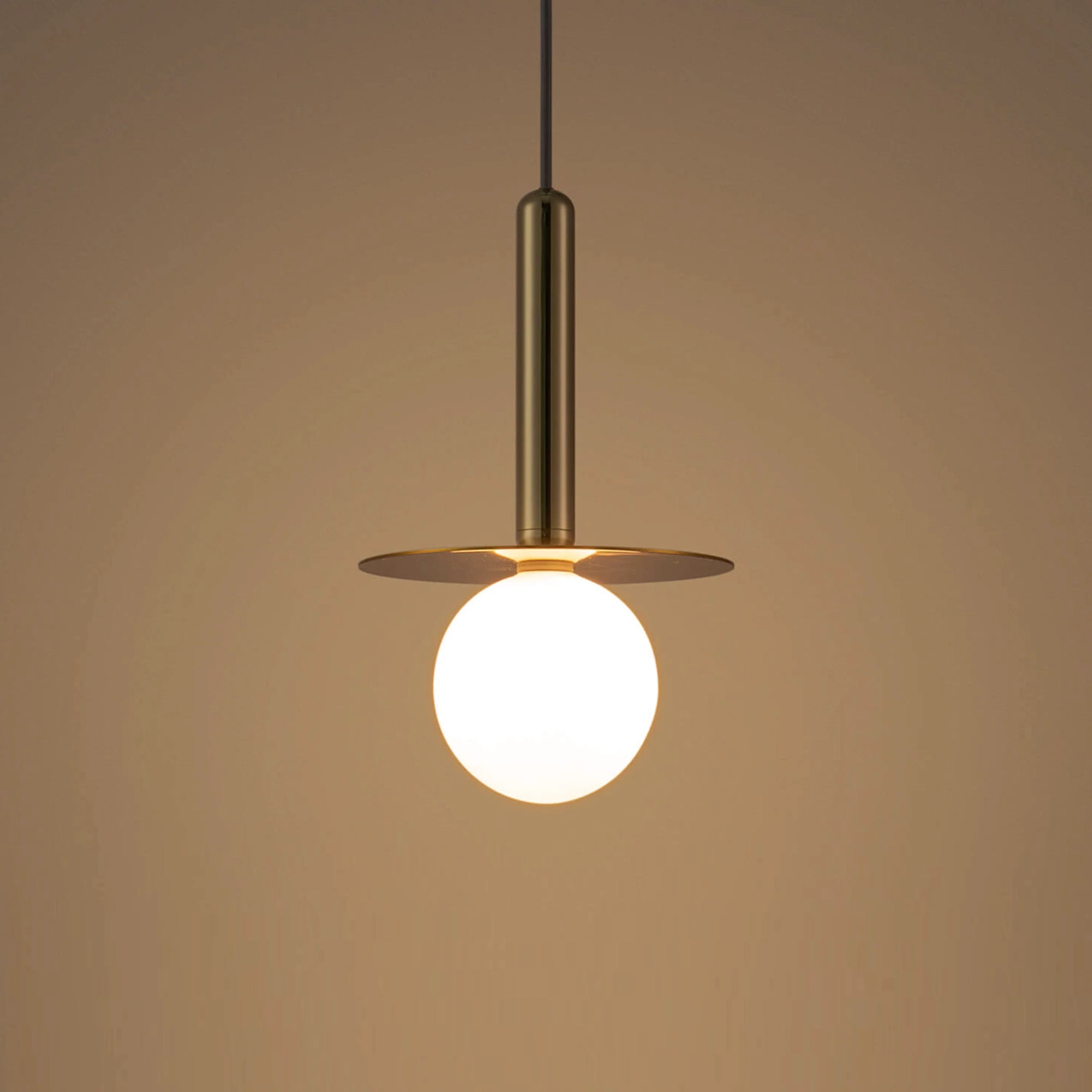Brass Plate Pendant Ceiling Light