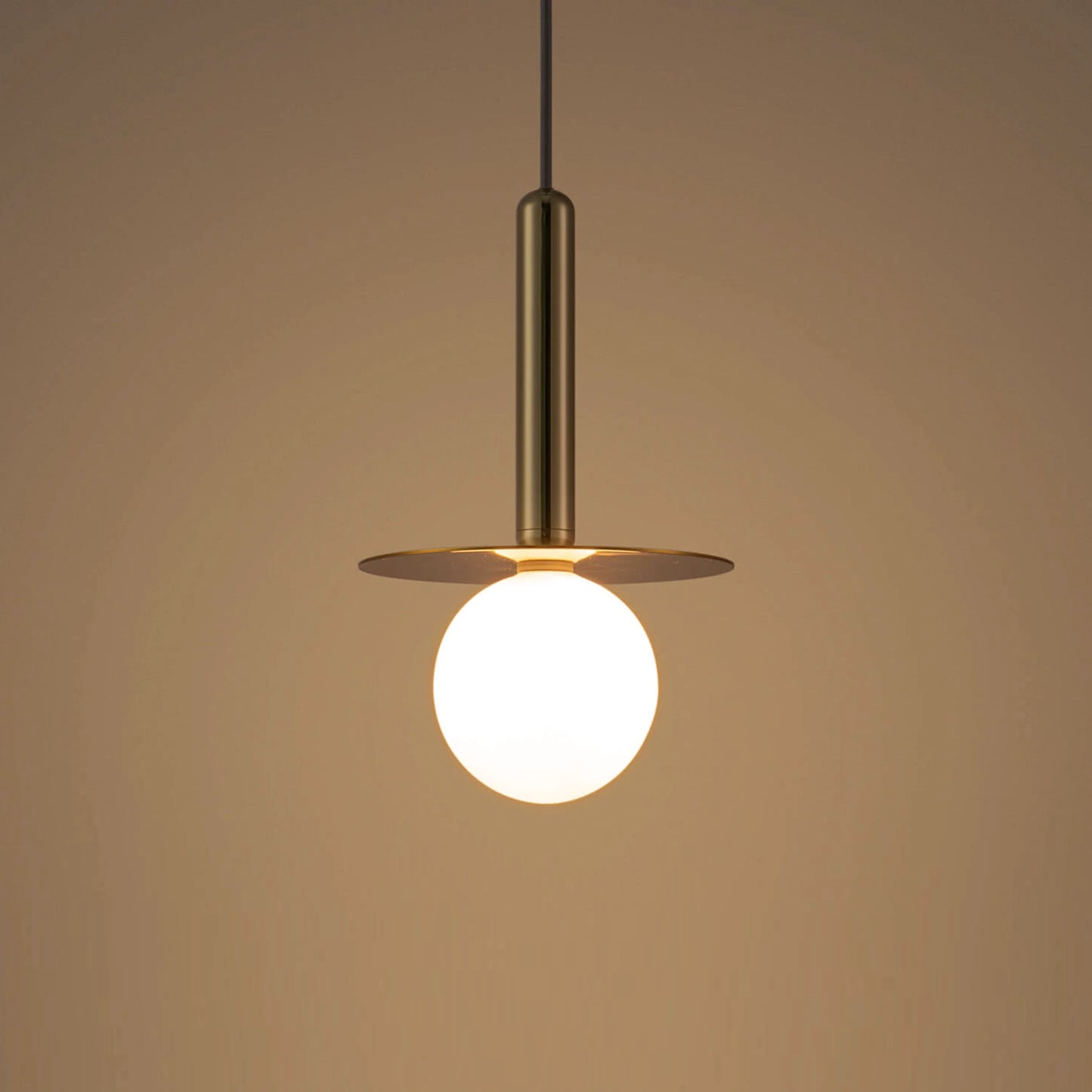 Brass Plate Pendant Ceiling Light