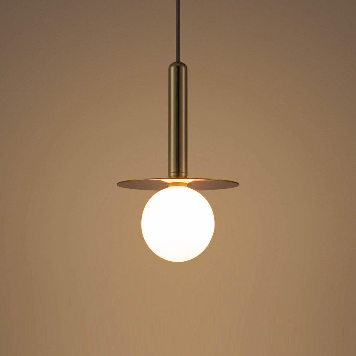 Brass Plate Pendant Ceiling Light