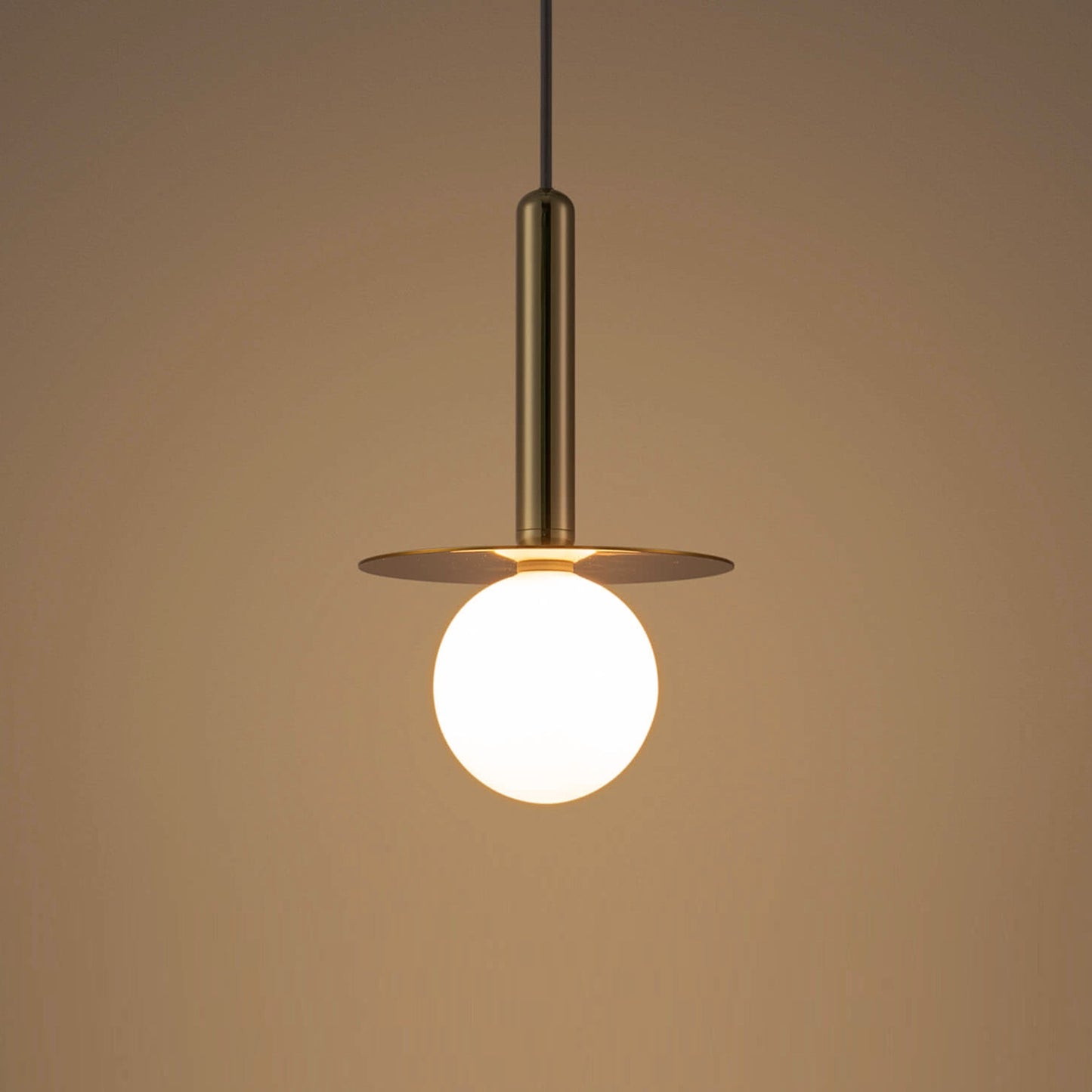 Brass Plate Pendant Ceiling Light