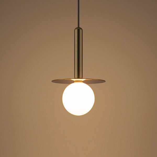 Brass Plate Pendant Ceiling Light