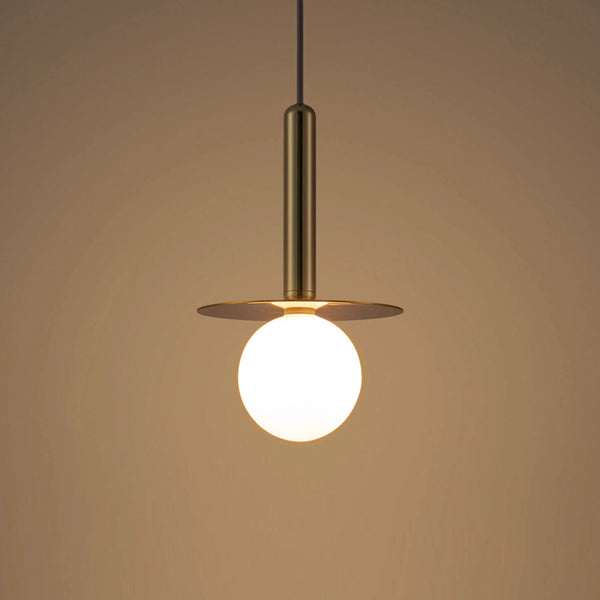 Brass Plate Pendant Ceiling Light