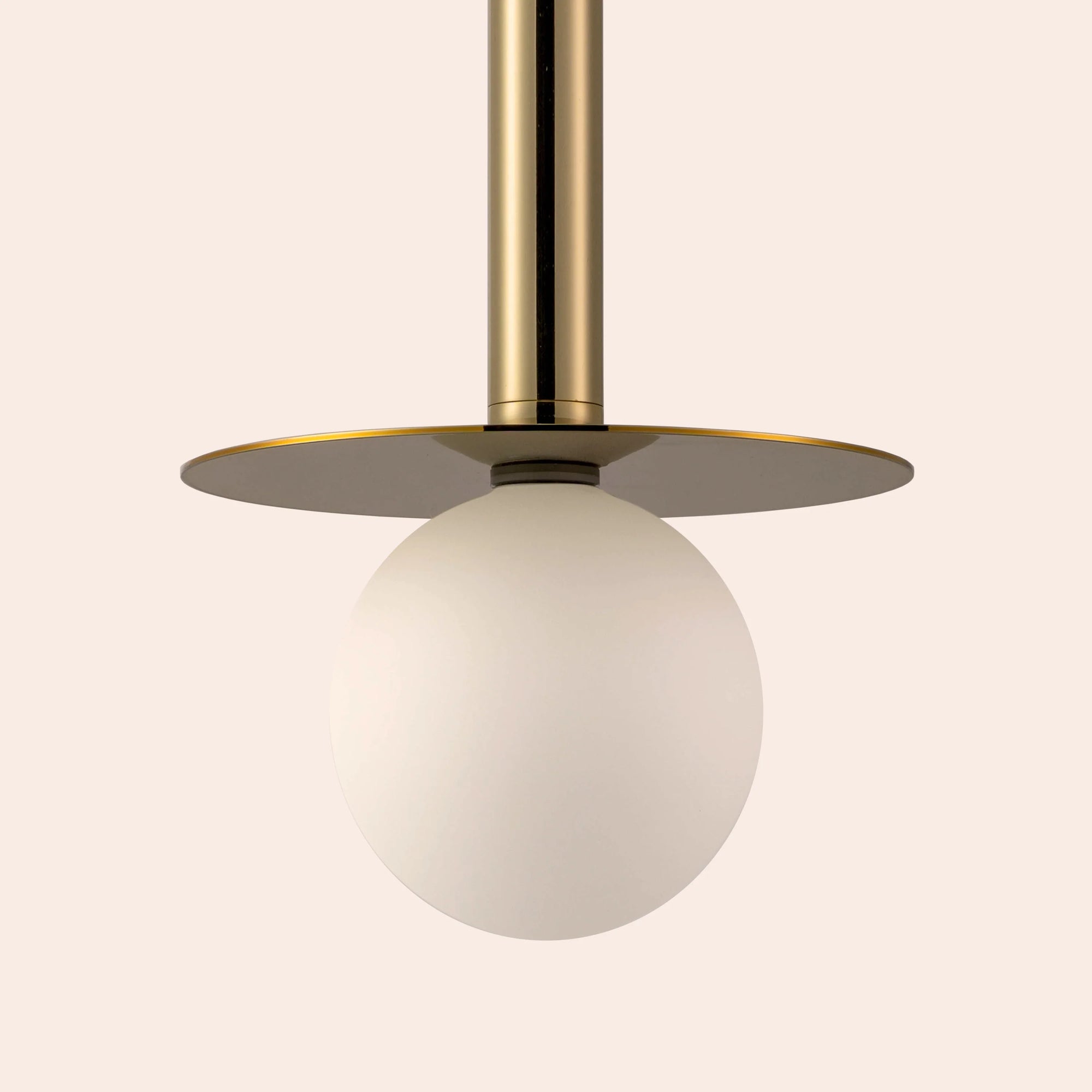 Brass Plate Pendant Ceiling Light