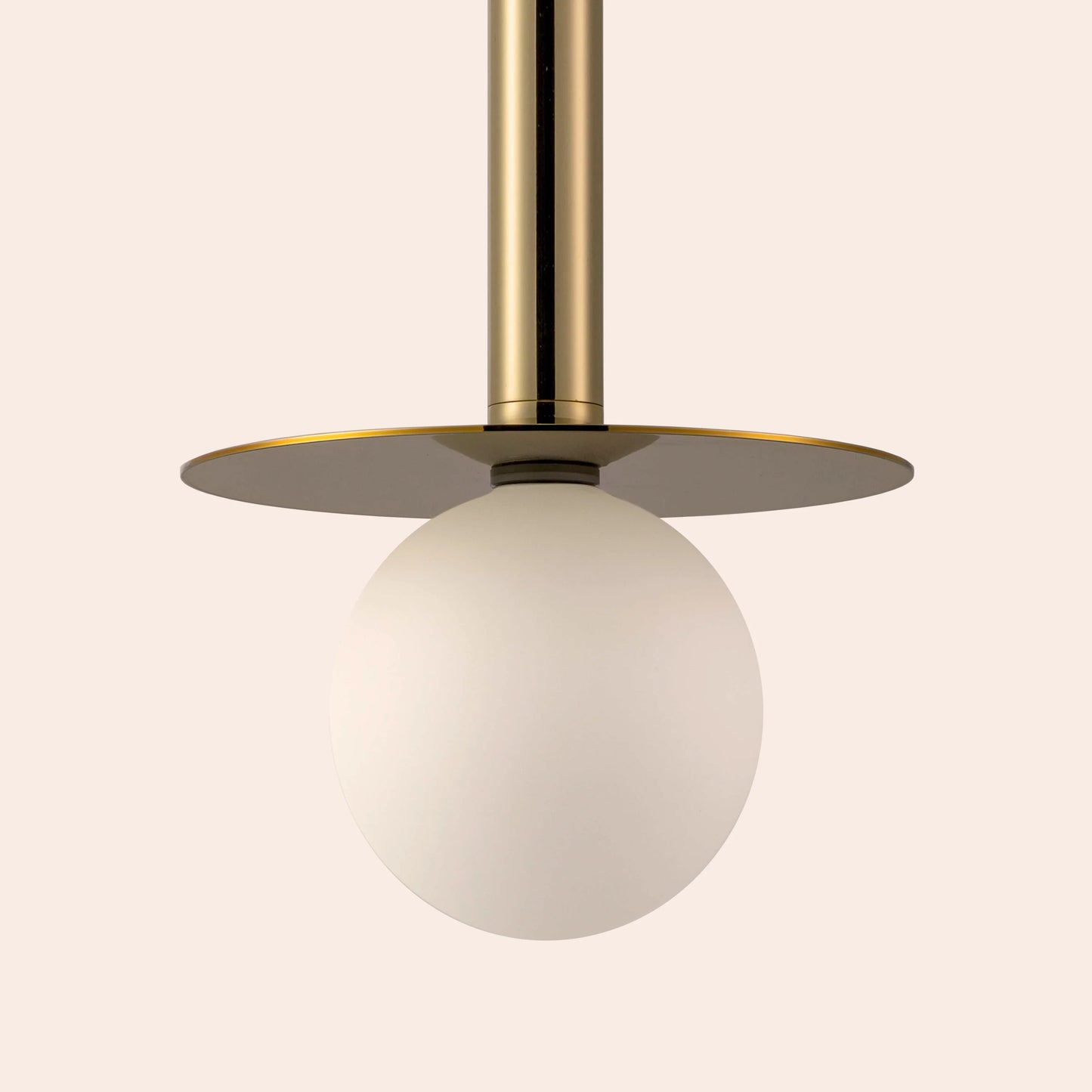 Brass Plate Pendant Ceiling Light