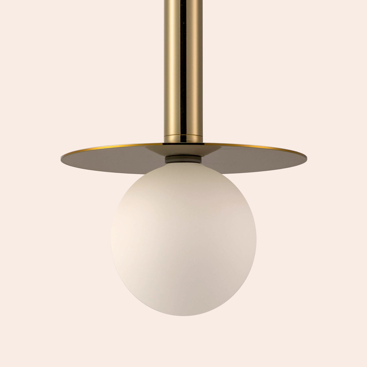 Brass Plate Pendant Ceiling Light