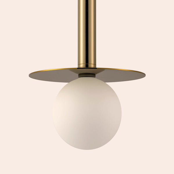 Brass Plate Pendant Ceiling Light