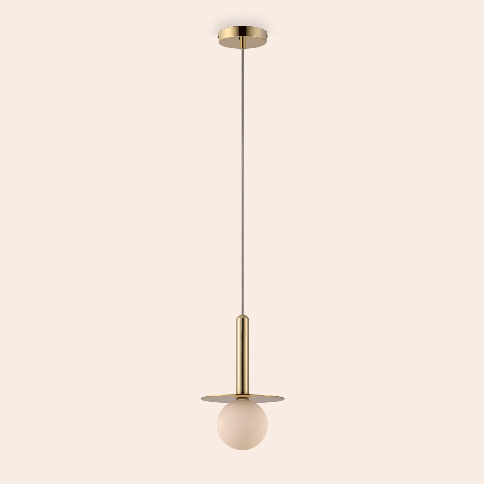 Brass Plate Pendant Ceiling Light