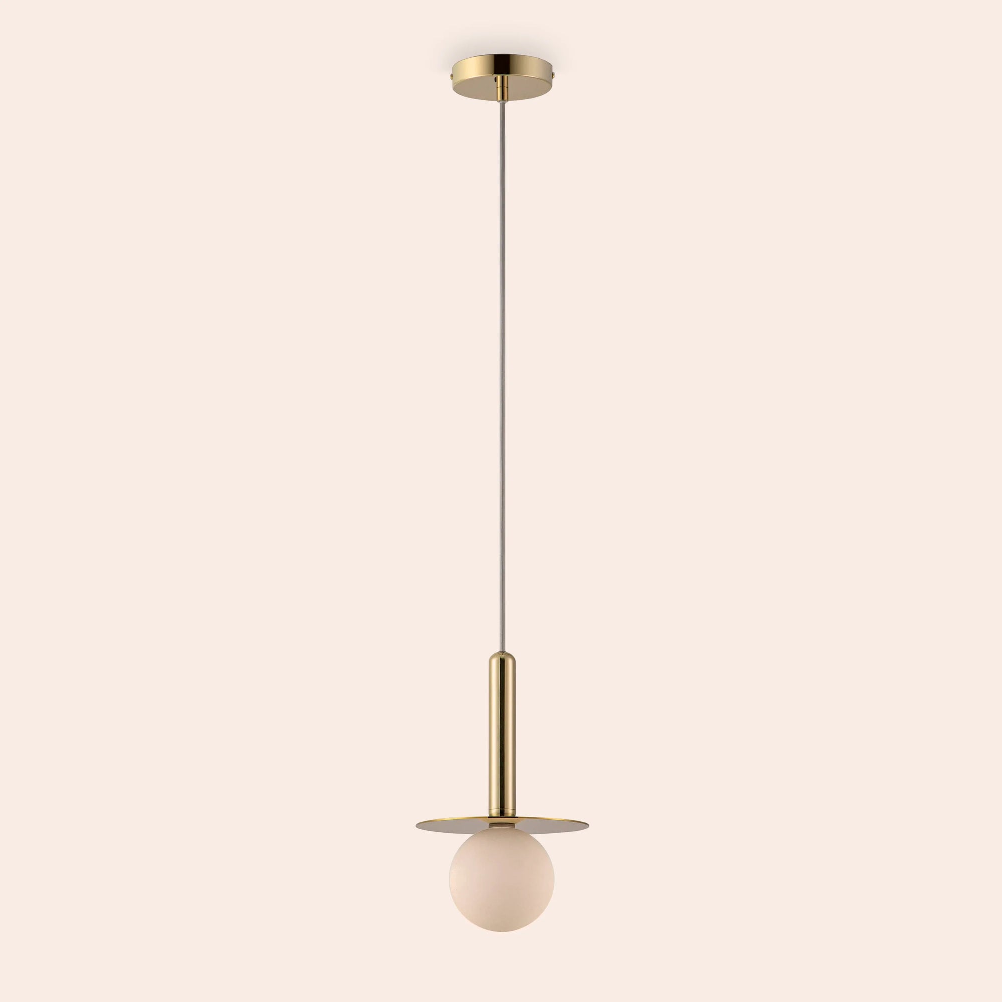 Brass Plate Pendant Ceiling Light
