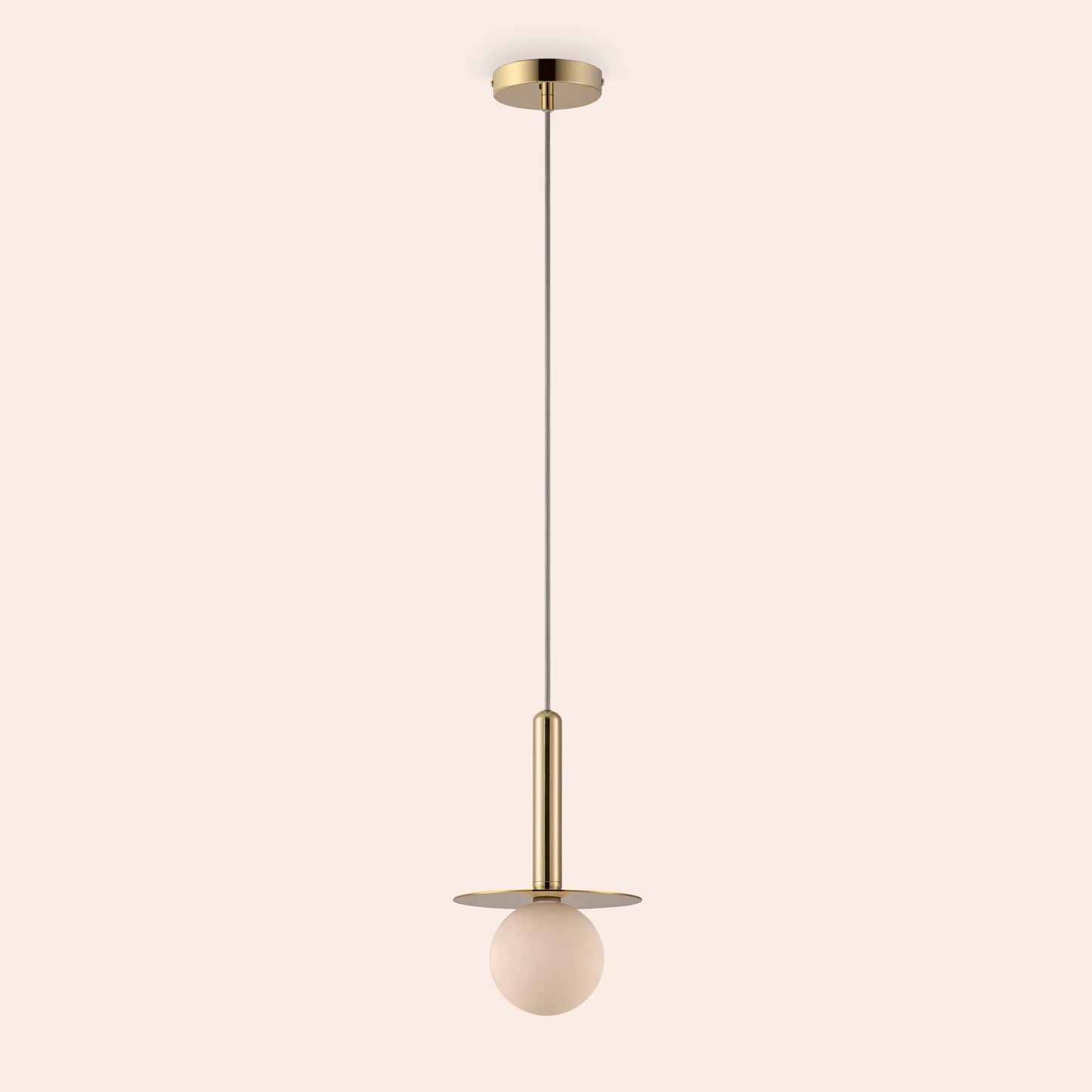 Brass Plate Pendant Ceiling Light