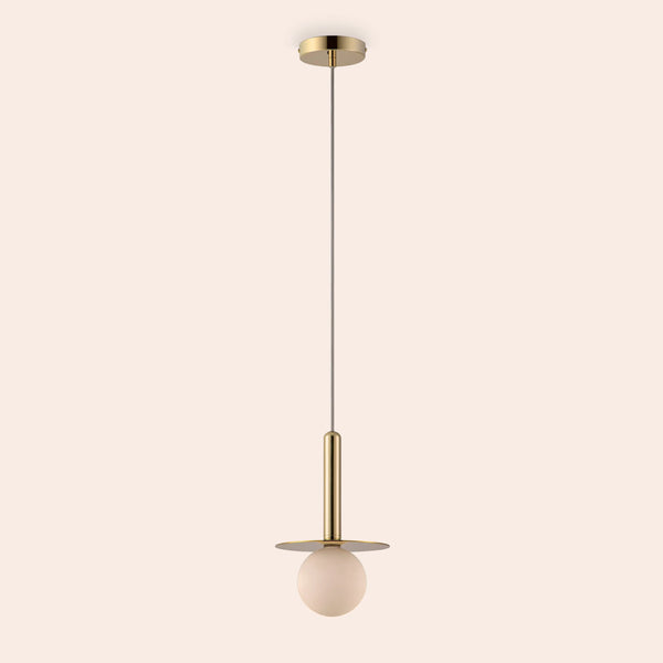 Brass Plate Pendant Ceiling Light