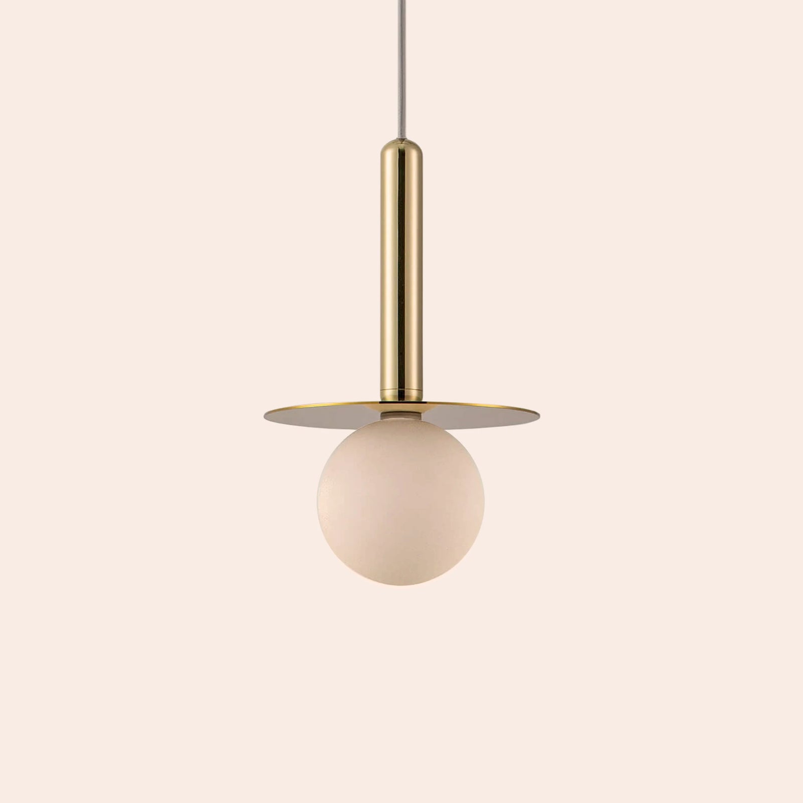 Brass Plate Pendant Ceiling Light