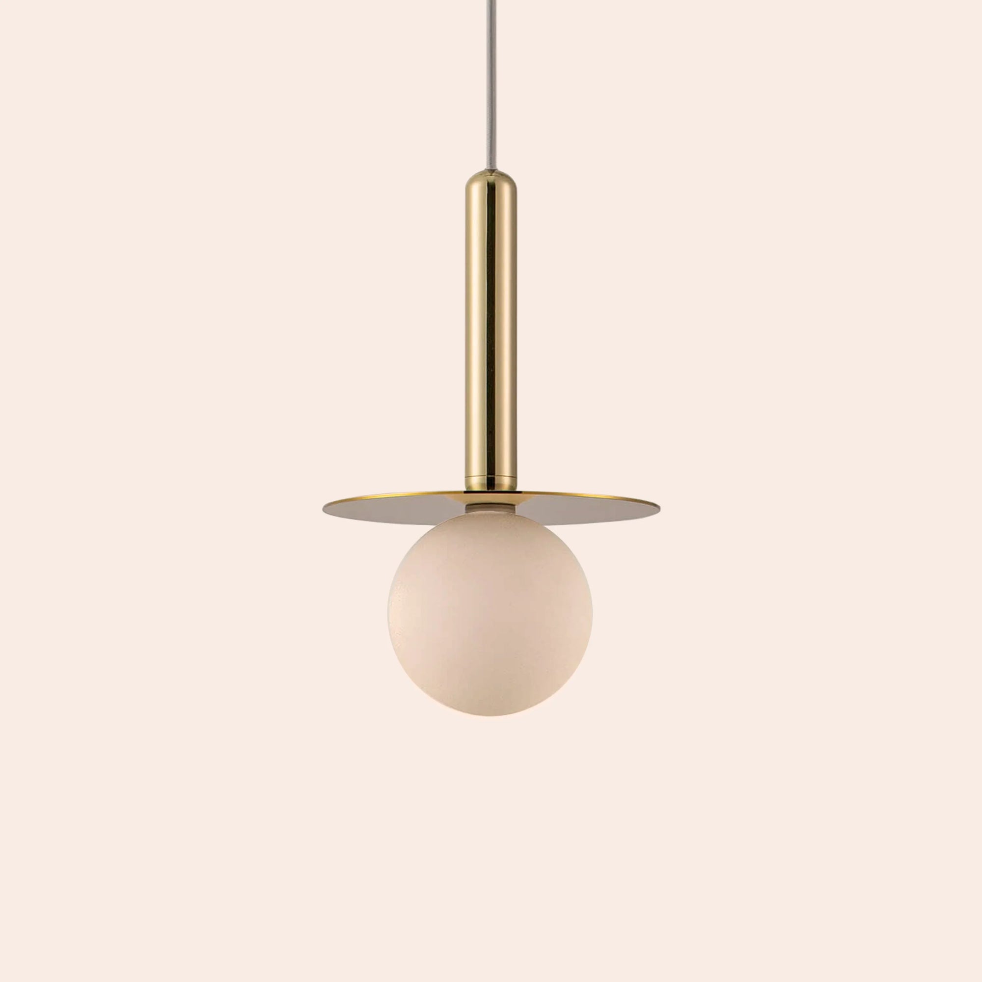 Brass Plate Pendant Ceiling Light