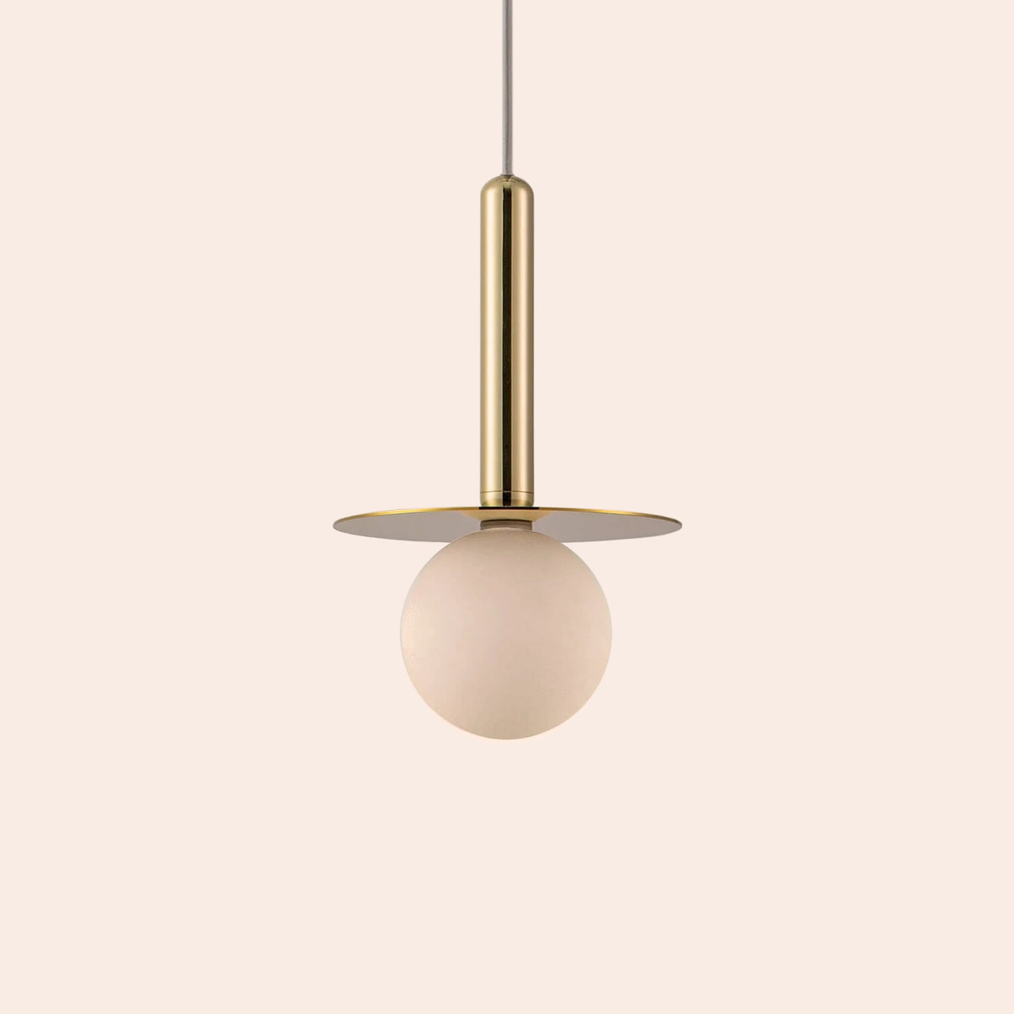 Brass Plate Pendant Ceiling Light