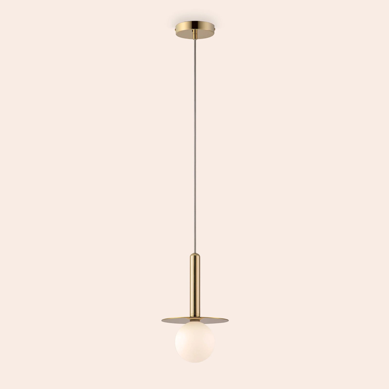 Brass Plate Pendant Ceiling Light