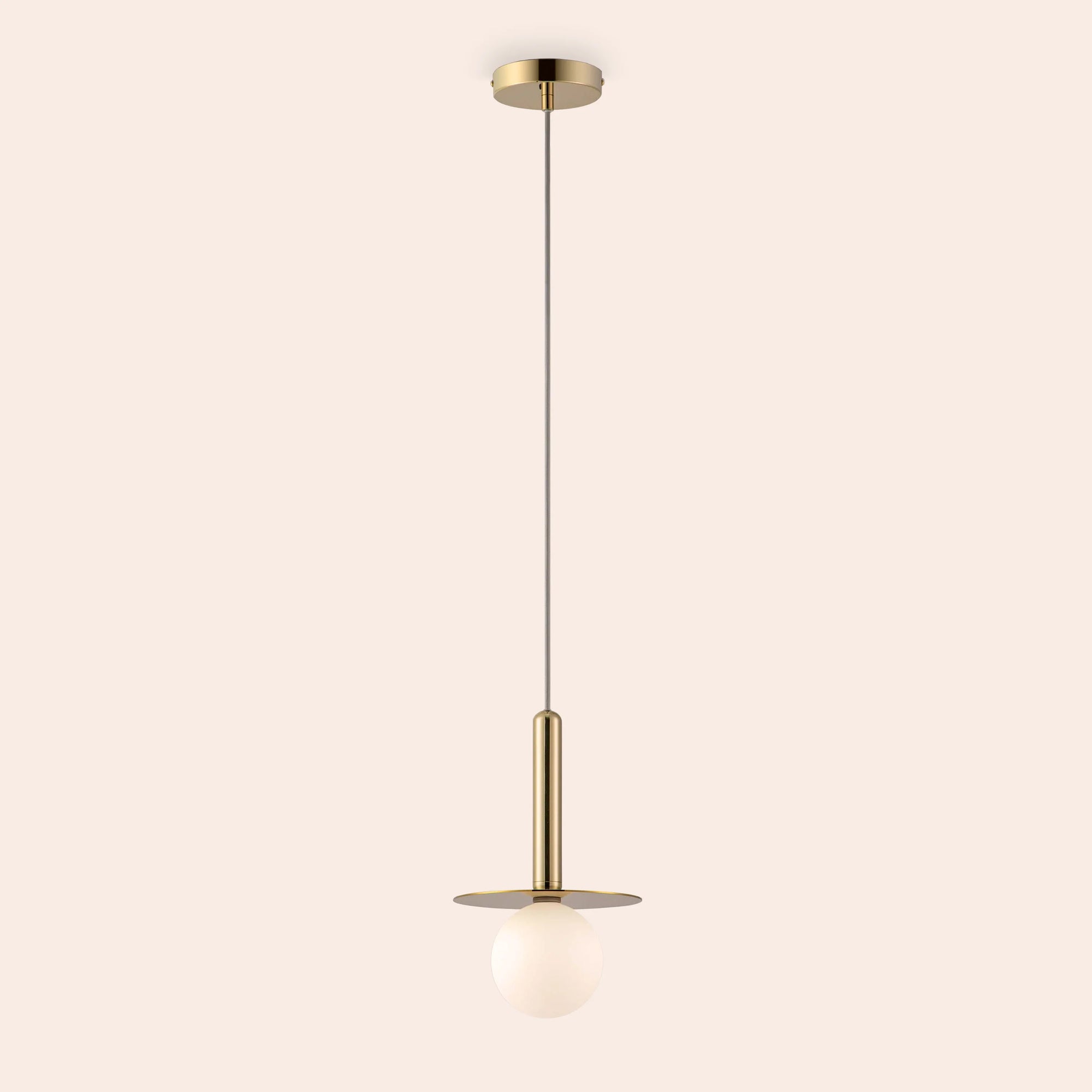 Brass Plate Pendant Ceiling Light