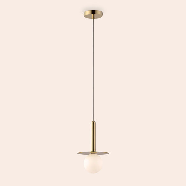 Brass Plate Pendant Ceiling Light