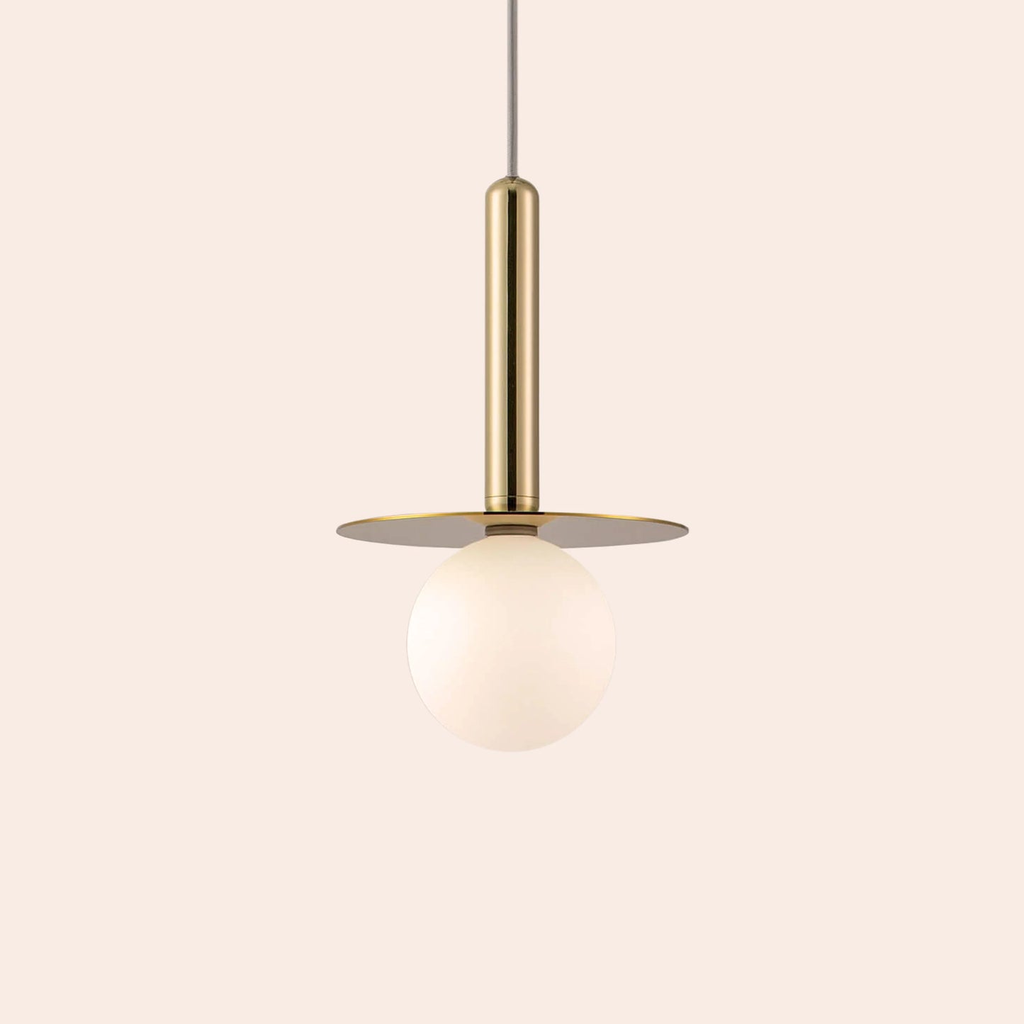 Brass Plate Pendant Ceiling Light