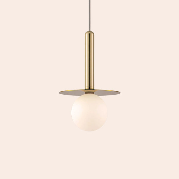 Brass Plate Pendant Ceiling Light