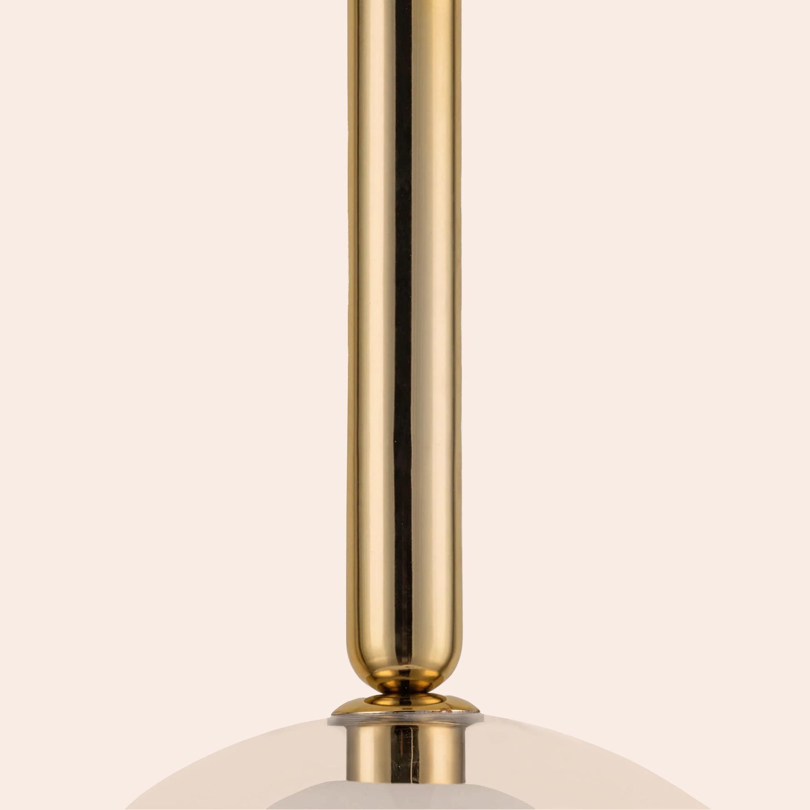 Clear glass dome ceiling light