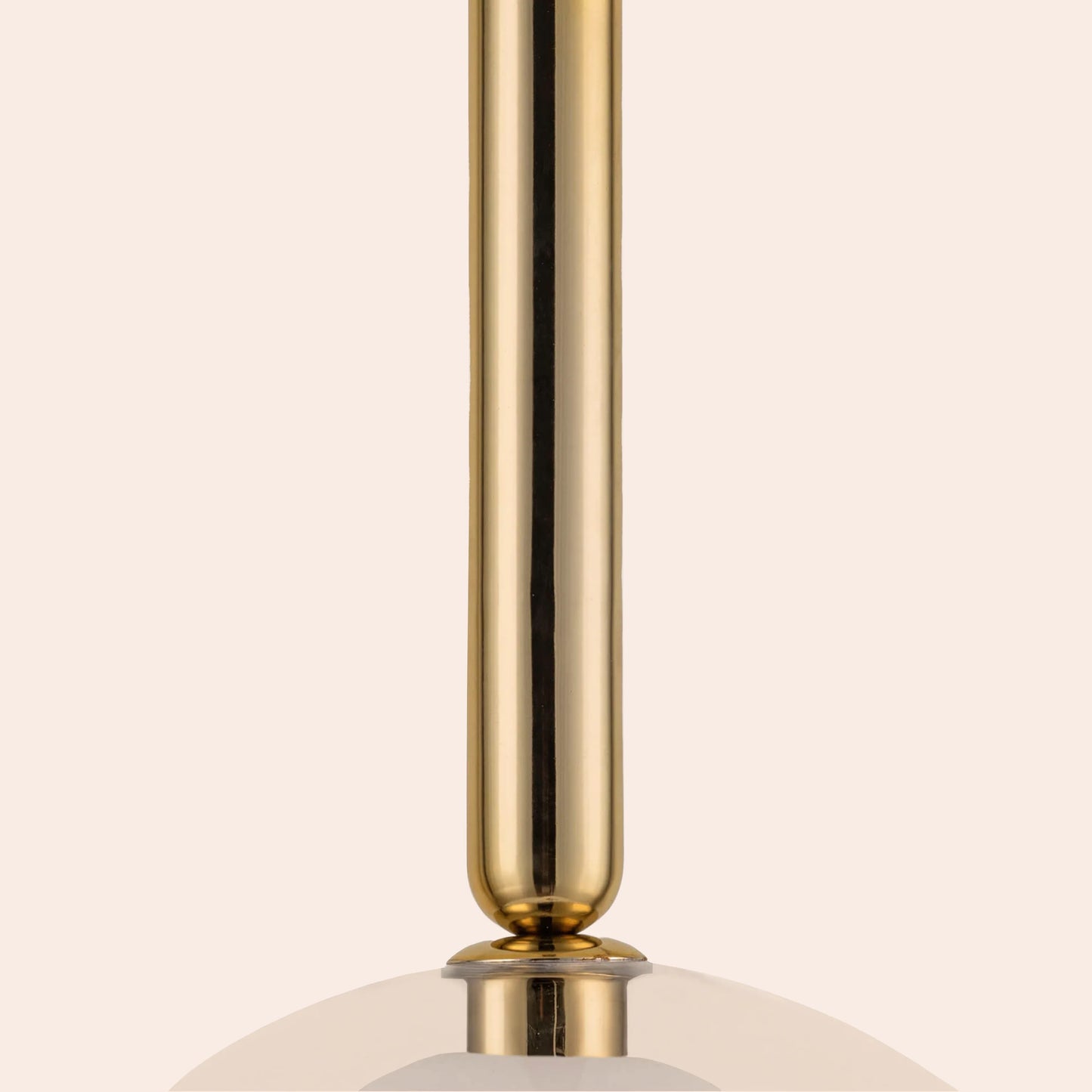 Clear glass dome ceiling light