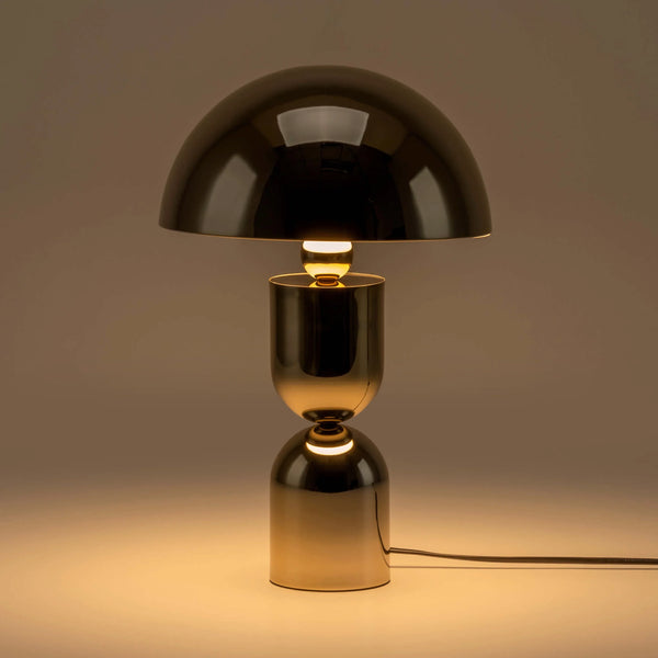 Brass Mushroom Dome Table Lamp