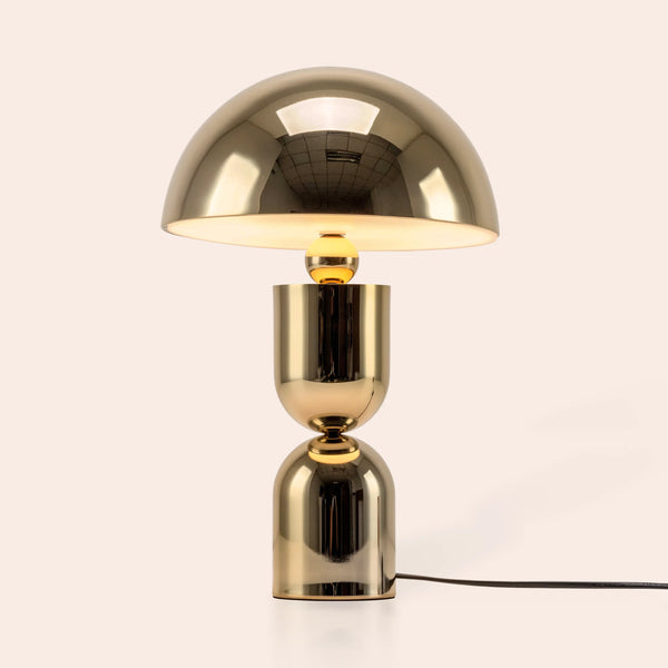 Brass Mushroom Dome Table Lamp
