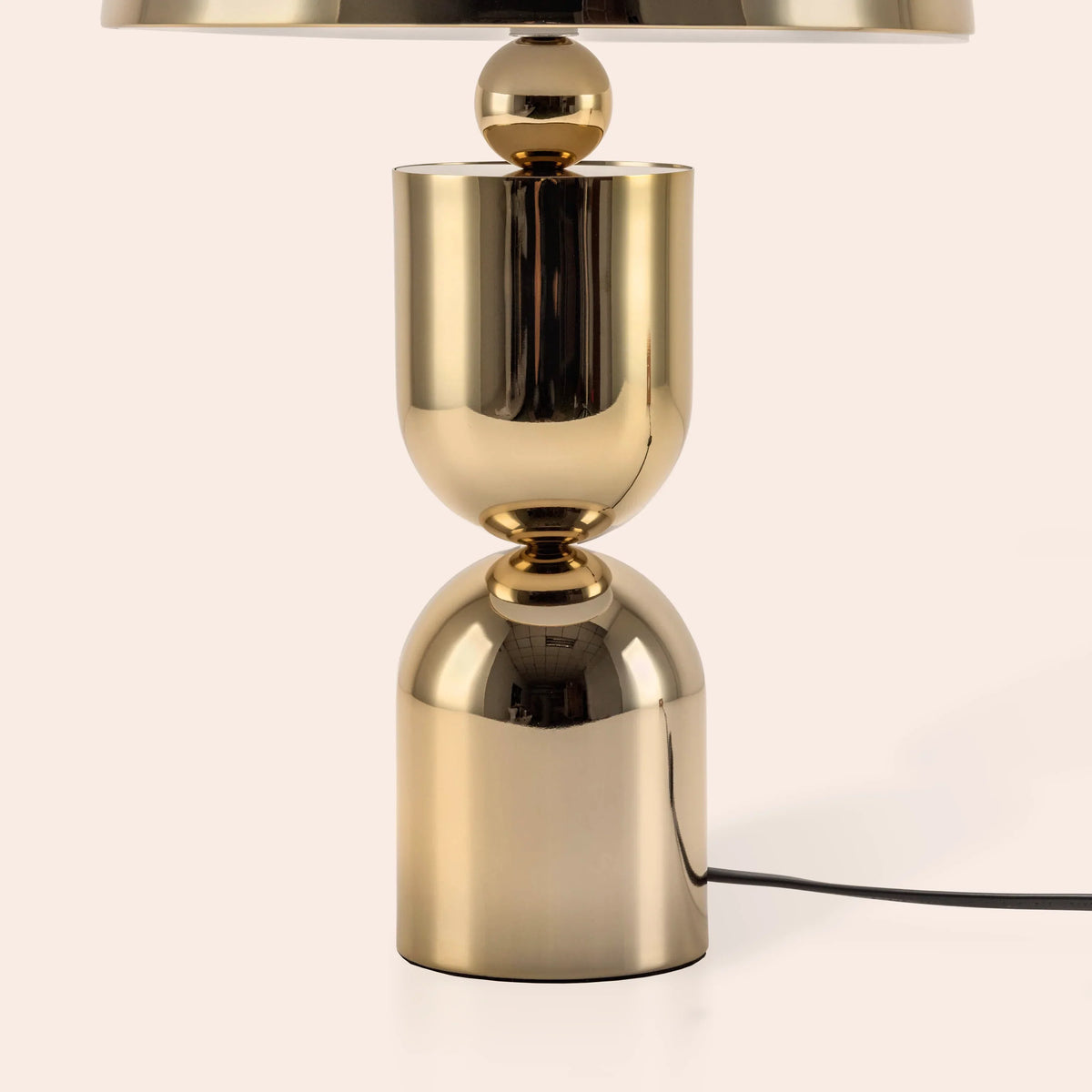 Brass Mushroom Dome Table Lamp