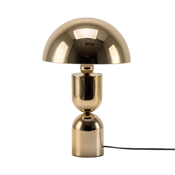 Brass Mushroom Dome Table Lamp