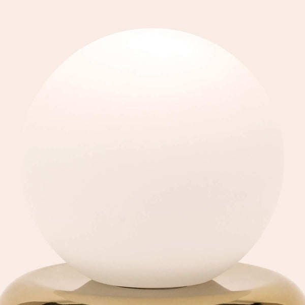 Brass rechargeable table lamp