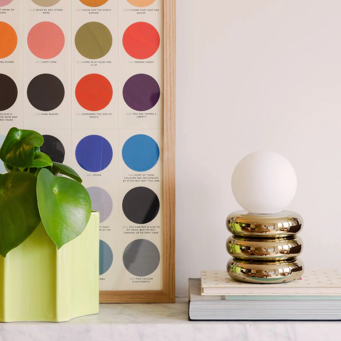 Brass rechargeable table lamp