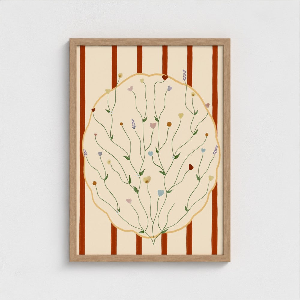 Spring Vines art print — additional product photo of the design