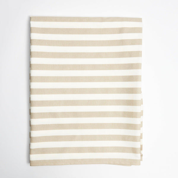 Beige Stripe Tablecloth Tablecloths