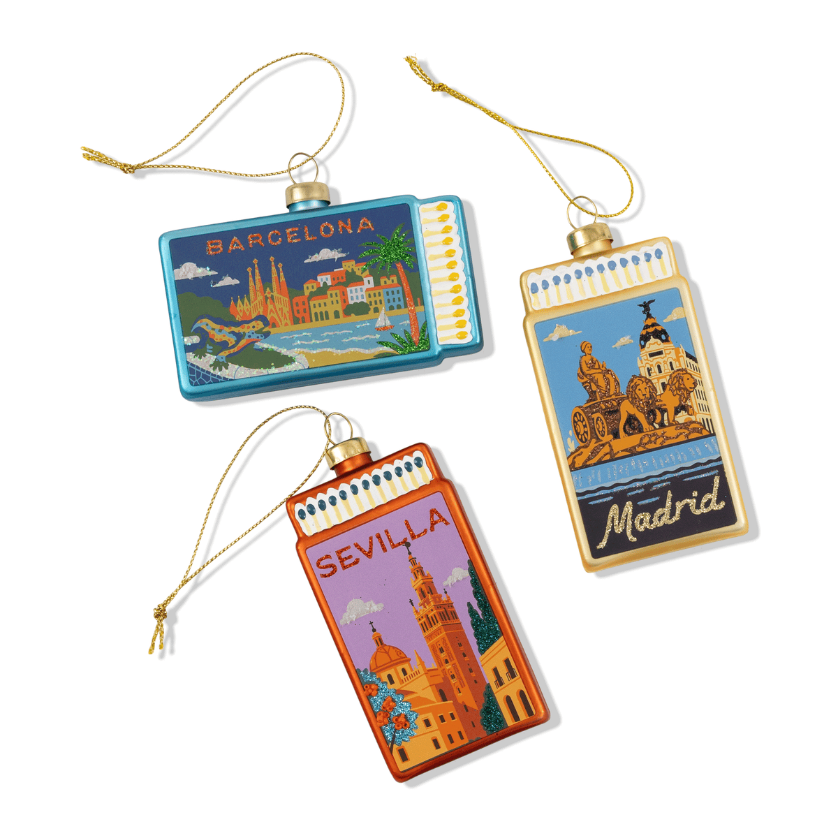 Sevilla Matchbook Ornament - Furbish Studio