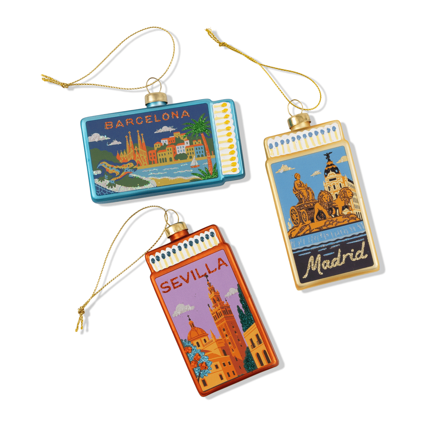 Sevilla Matchbook Ornament - Furbish Studio