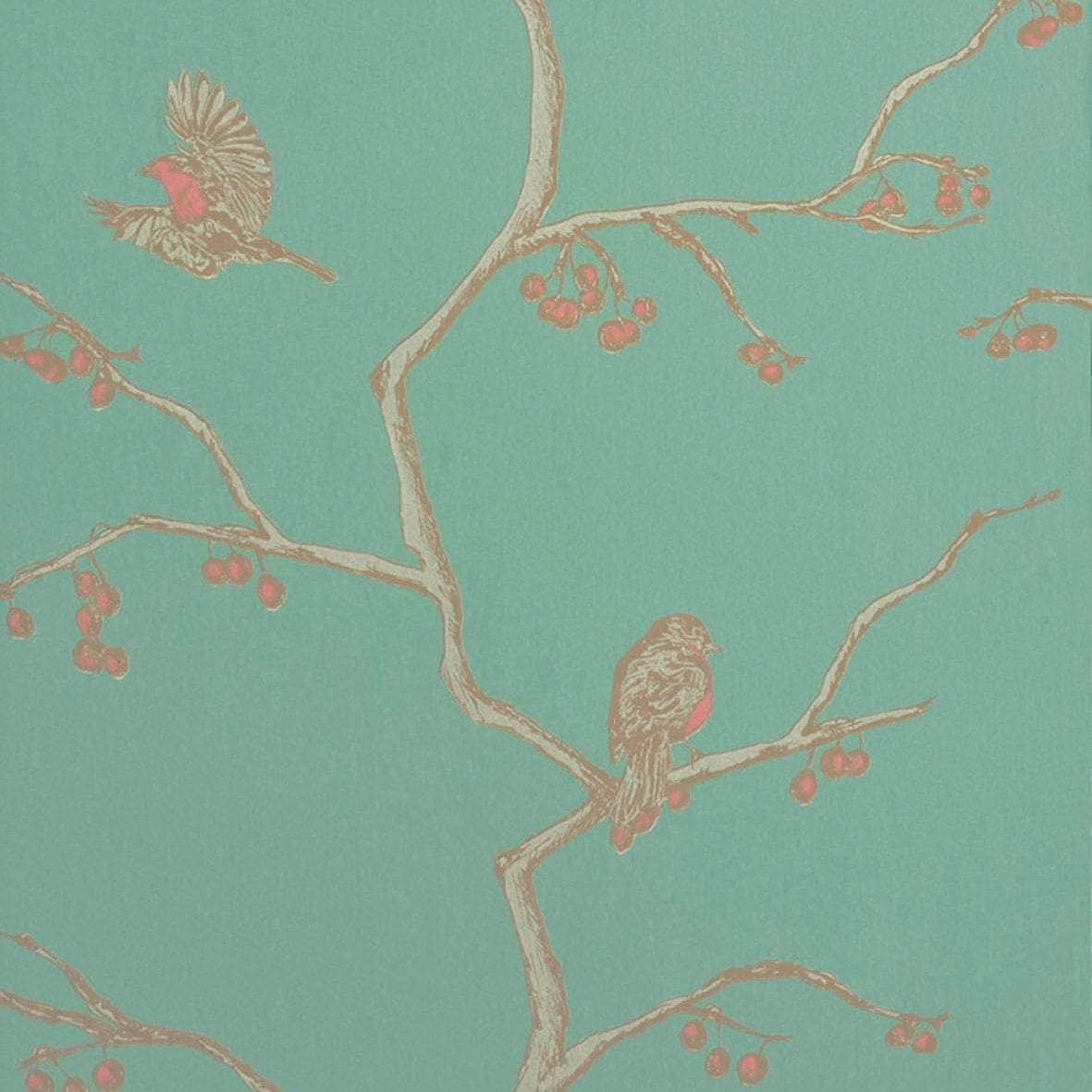 The English Robin Wallpaper