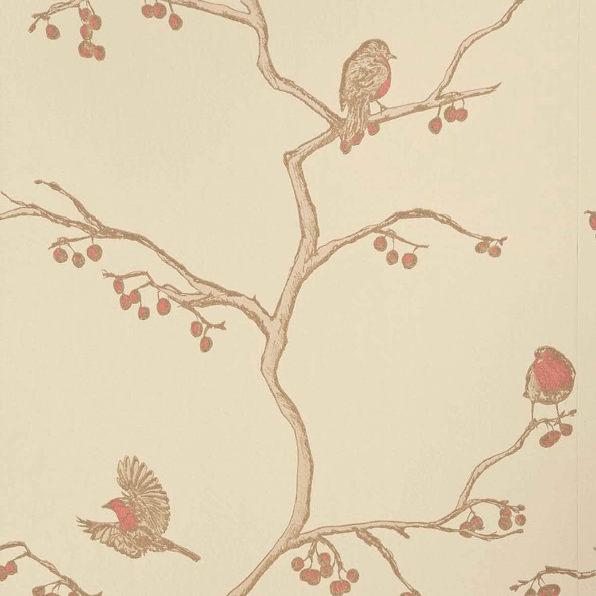 The English Robin Wallpaper