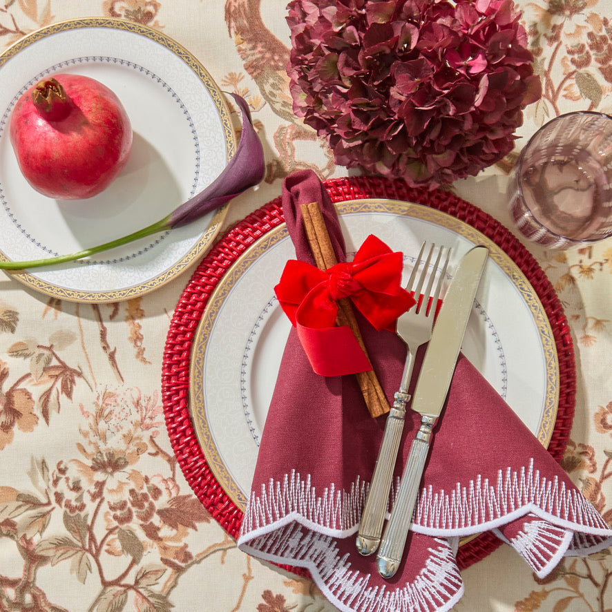 Brown Pheasant Tablecloth