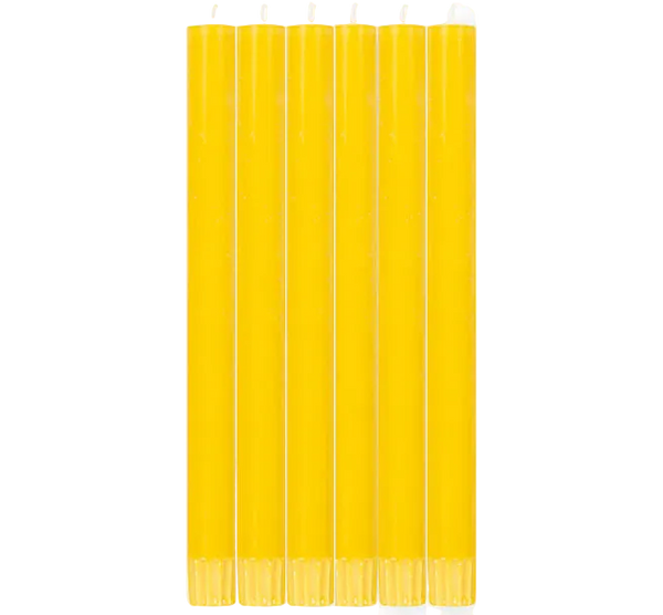 Set of 4 Yellow Candles