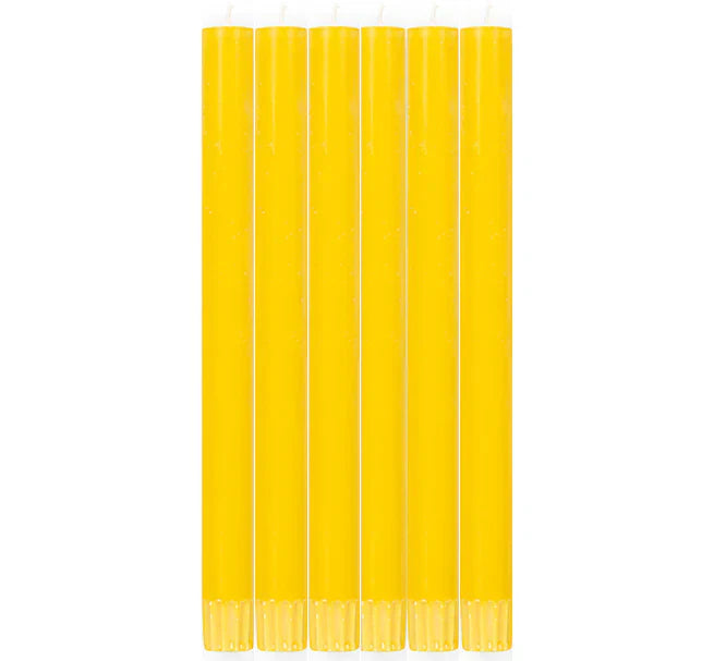 Set of 4 Yellow Candles