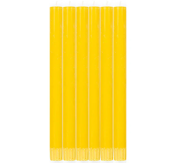 Set of 4 Yellow Candles