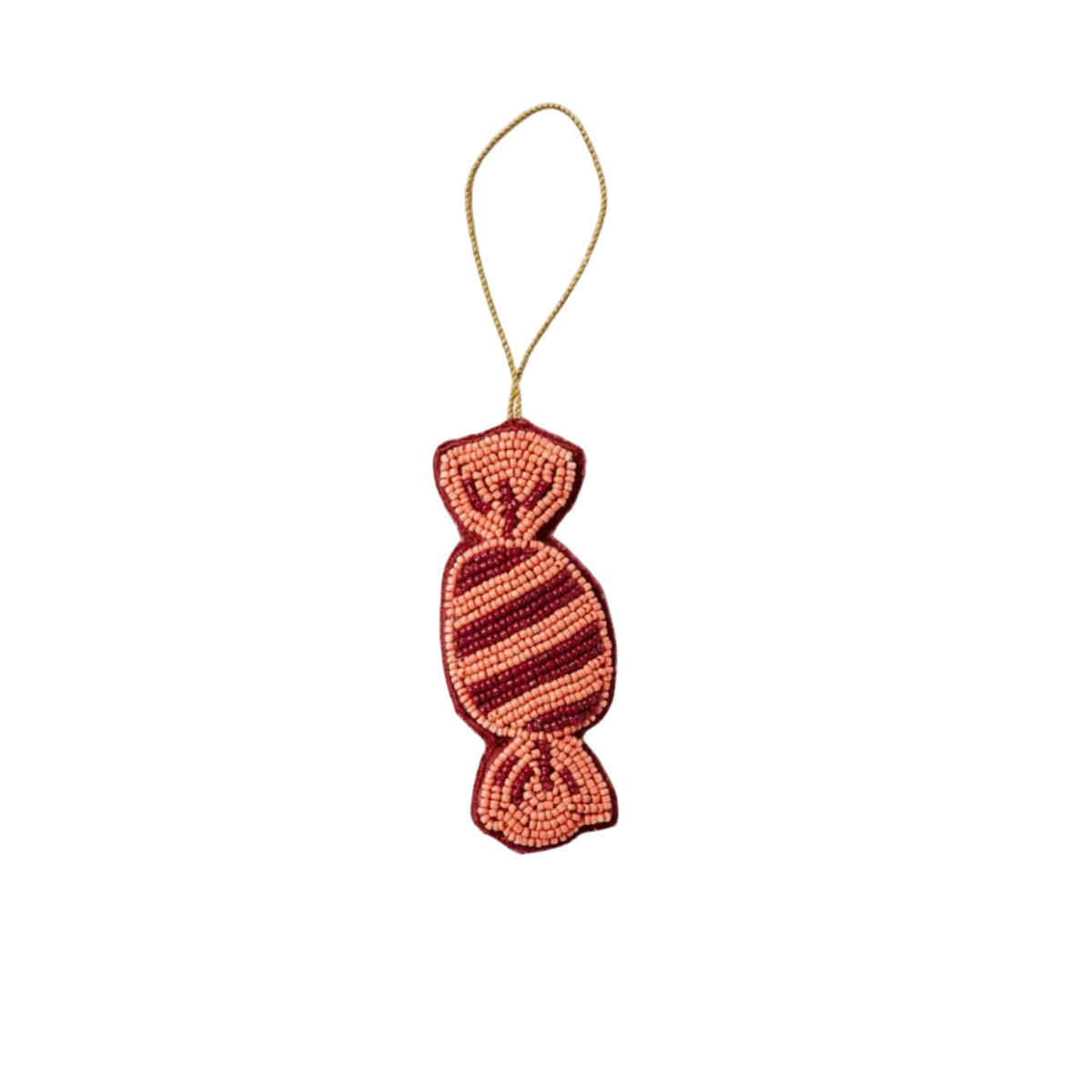 Bon Bon Rust Beaded Christmas Decoration