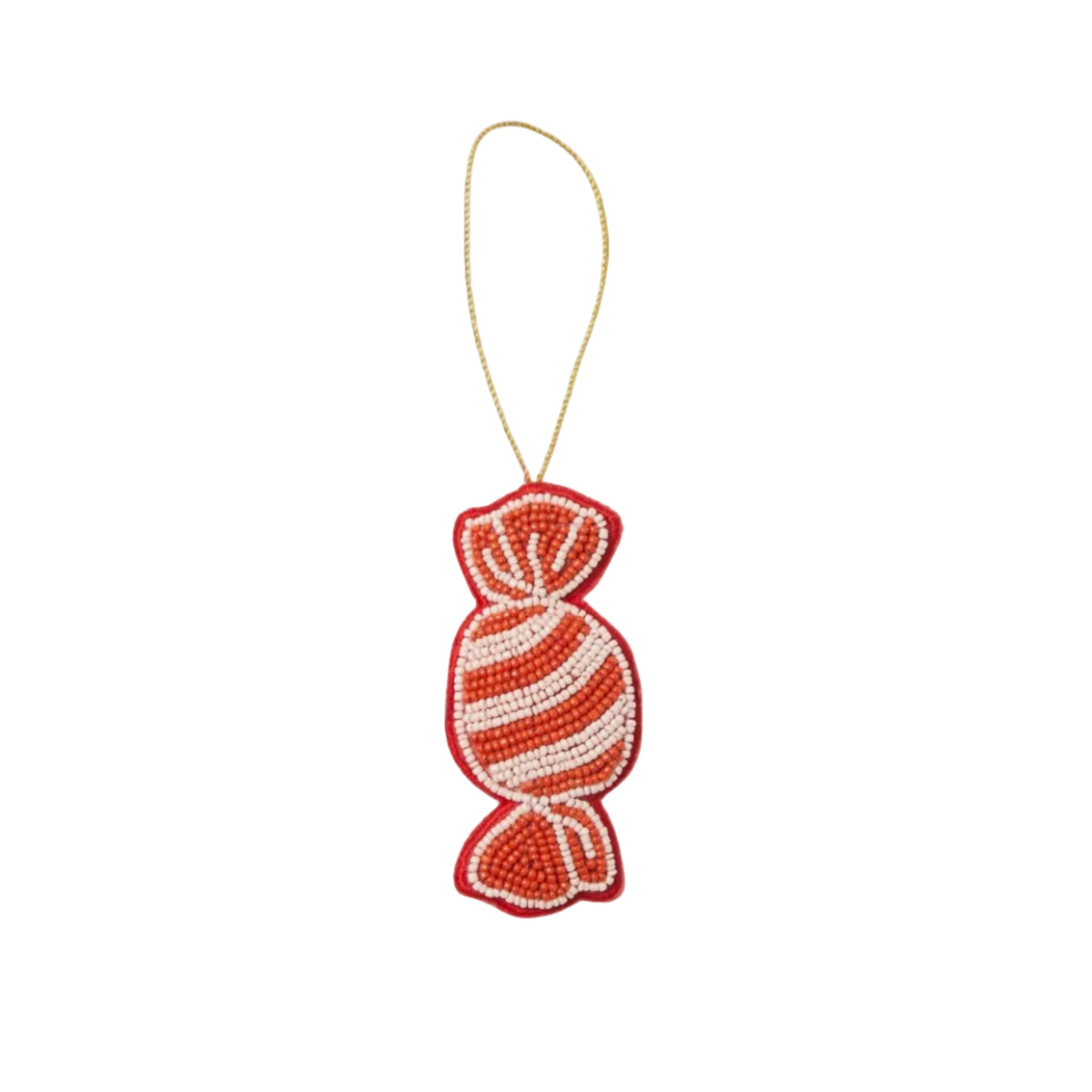 Bon Bon Red Beaded Christmas Decoration