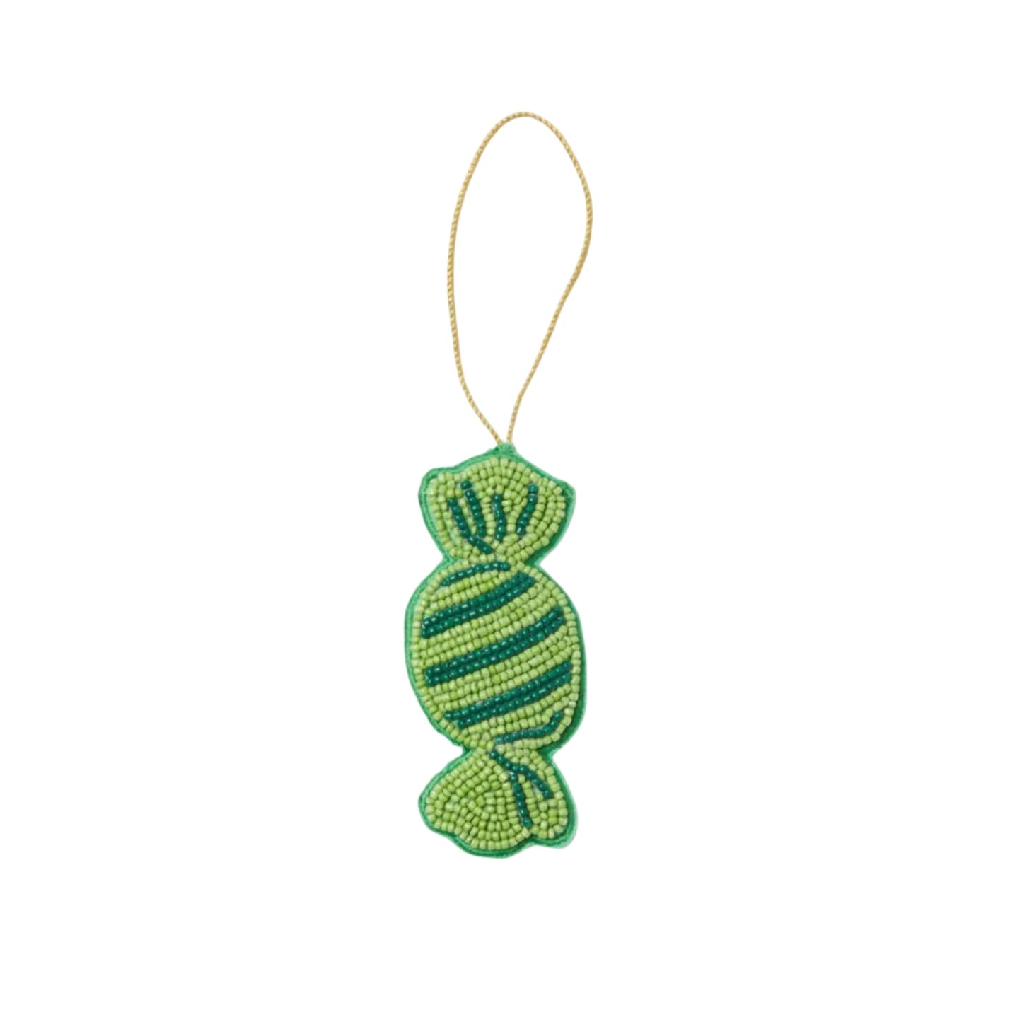 Bon Bon Emerald Beaded Christmas Decoration