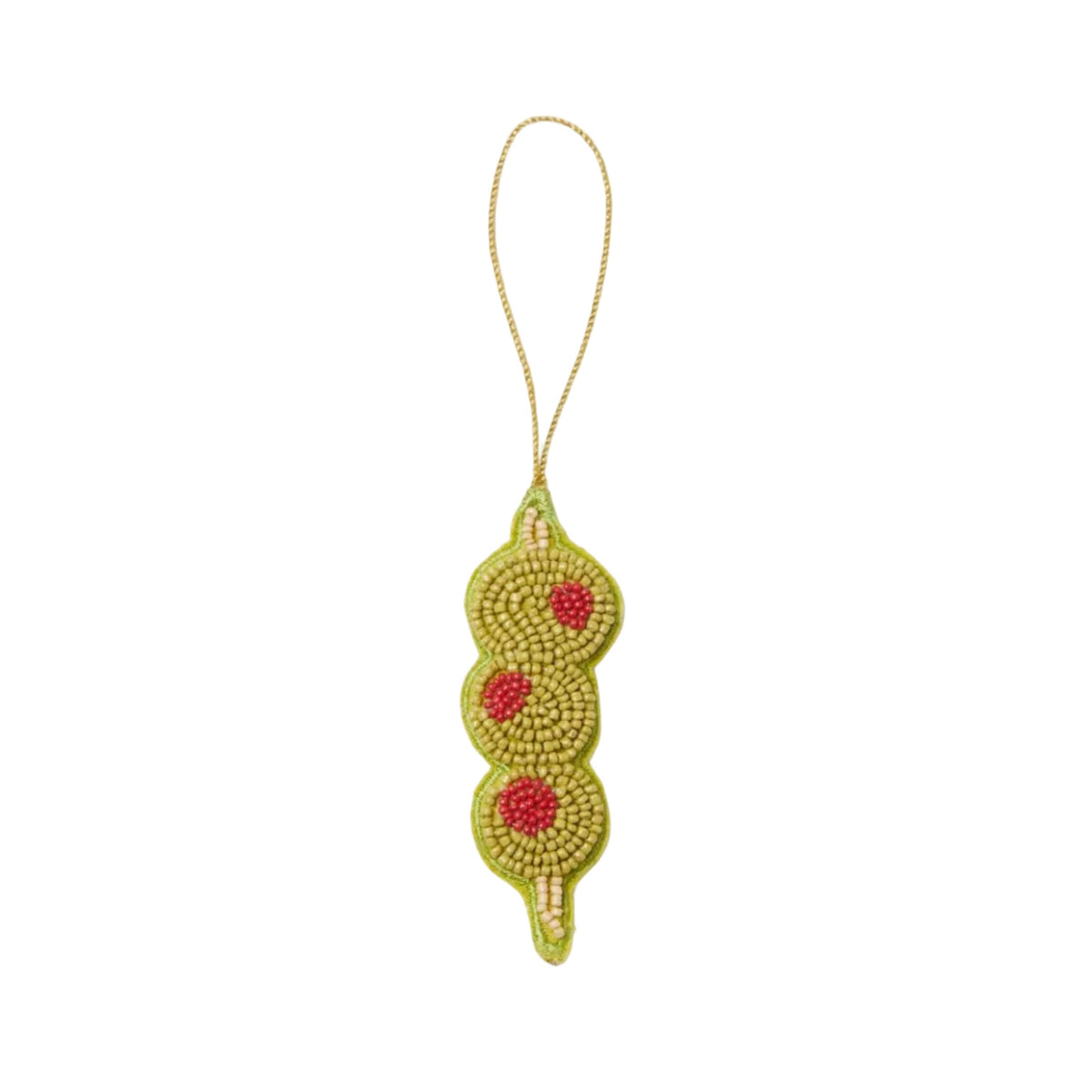 Olives Beaded Christmas Decoration