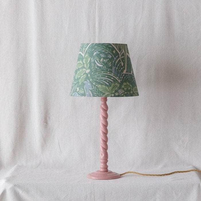 Staffordshire Empire Shade in Green and Blue Large