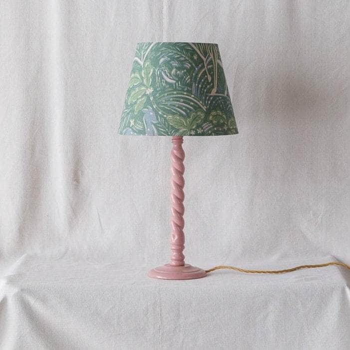 Staffordshire Empire Shade in Forrest Green and Field Blue