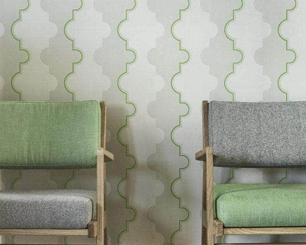 Jigsaw Stripe Wallpaper