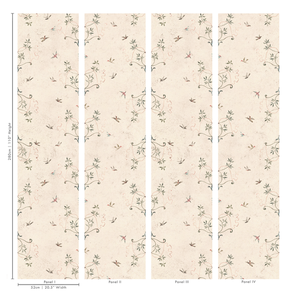 Birds at Play Wallpaper