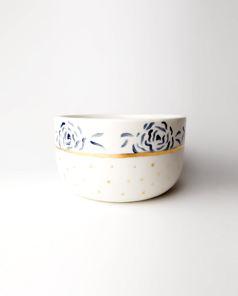 Royal Blue Rose Bowl