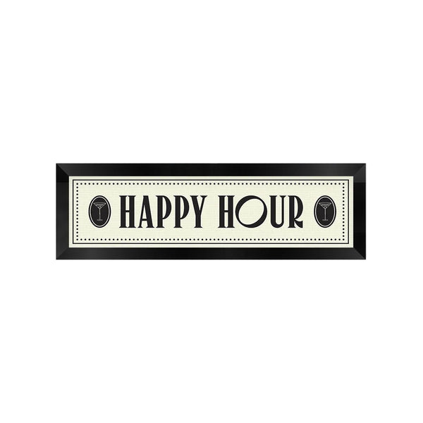 Happy Hour Panoramic Framed Print